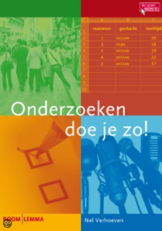 Samenvatting boek Onderzoeken doe je zo!