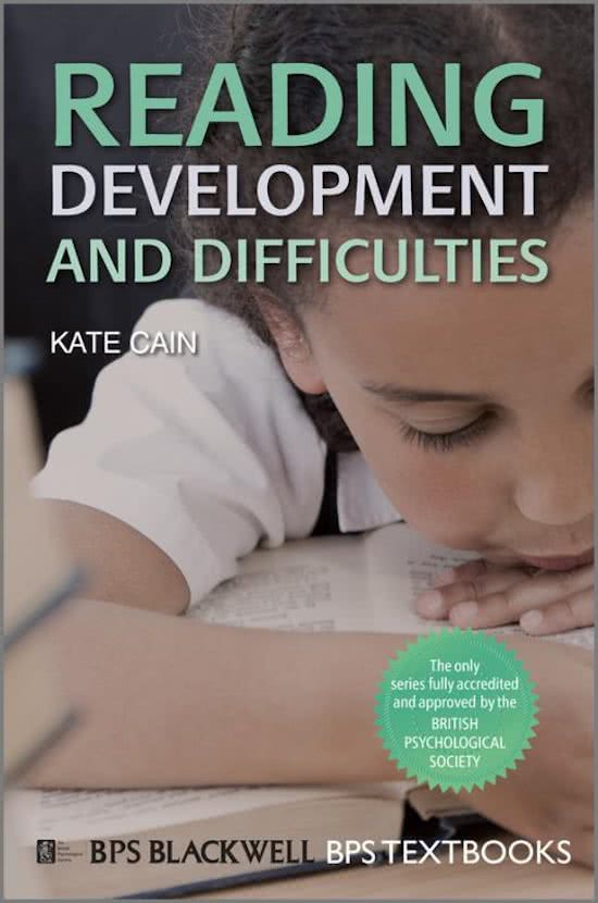 Samenvatting Reading development and difficulties (Cain, 2010)