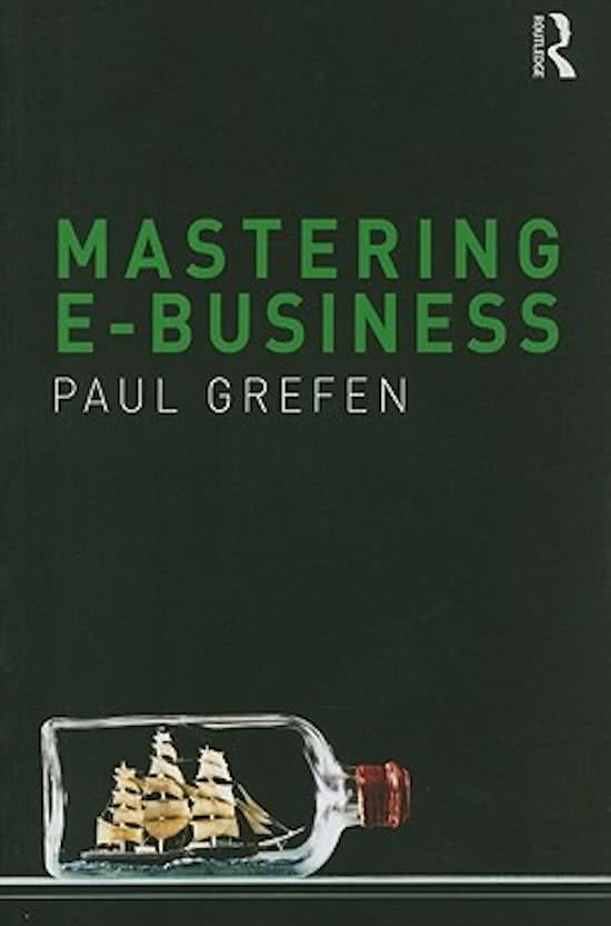 Mastering E-Business