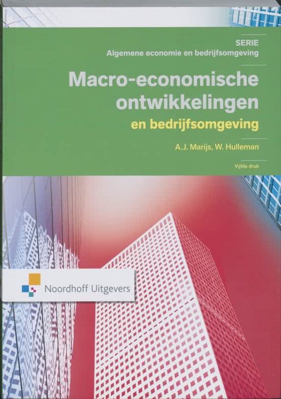 Samenvatting AE Macro-economische ontwikkelingen