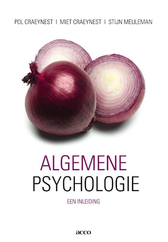 Samenvatting algemene psychologie