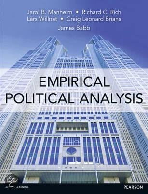 Empirical Political Analysis