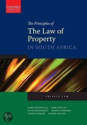 Law of Property in South Africa - Notes & Summaries