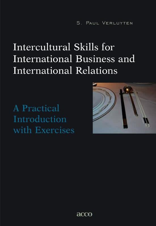 Samenvatting gehele boek Intercultural Skills for International Business & International Relations, Cross Cultural Management