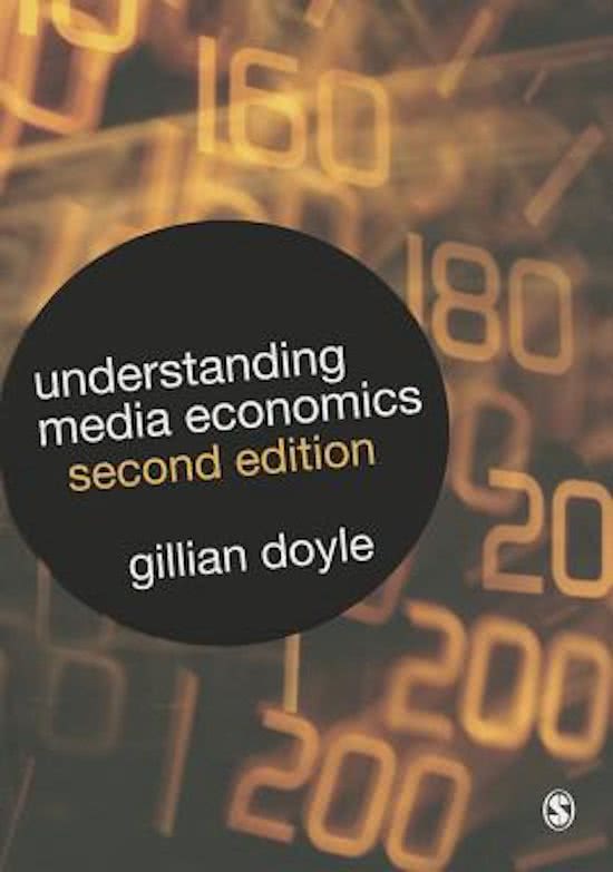 Samenvatting Media-Economie: Deel 1 - Content Media