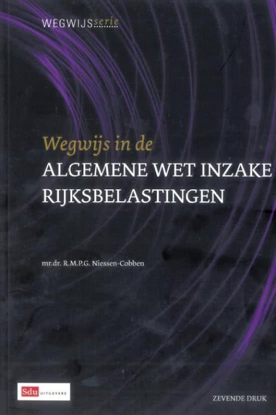 Wegwijsserie 11 - Wegwijs in de algemeen wet inzake rijksbelastingen