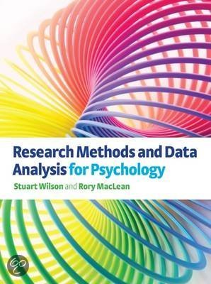 Research Methods and Data Analysis for Psychology