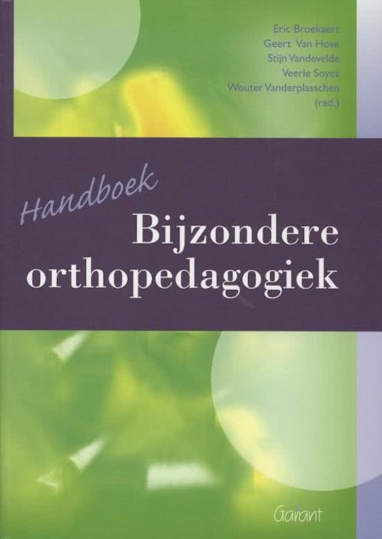 Samenvatting ODW1 (Hoofdstuk meervoudige beperking) 1e jaar orthopedagogie