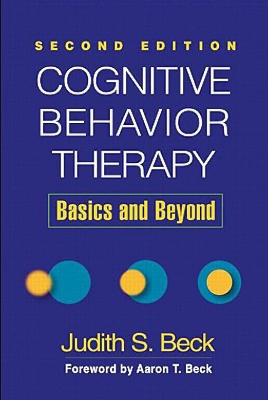 Alle Hoorcolleges CBT (Cognitive Behavioural Therapy) UU Clinical Psychology