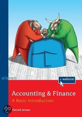 Samenvatting Accounting and Finance (Jansen)