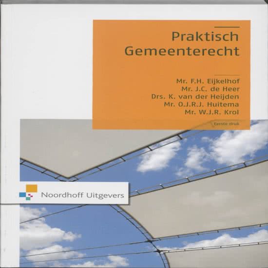 Staatsrecht - Gemeenterecht leerjaar 2