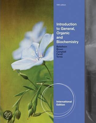 Introduction to General, Organic and Biochemistry, International Edition