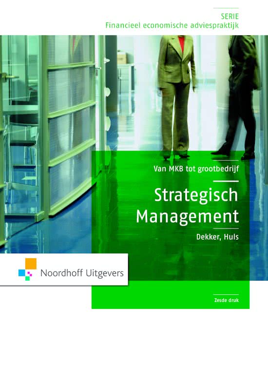 Strategisch management van MKB tot grootbedrijf Hoofdstuk 5
