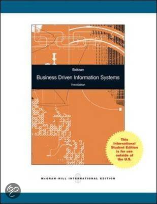 TEST BANK FOR BUSINESS DRIVEN INFORMATION SYSTEMS 7TH EDITION – COMPLETE ALL CHAPTERS.