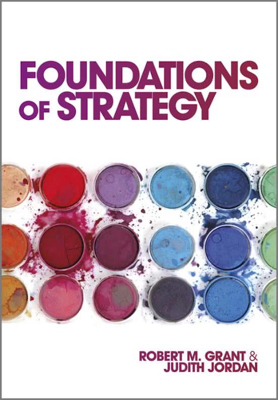 Official© Solutions Manual to Accompany Foundations of Strategy,Grant