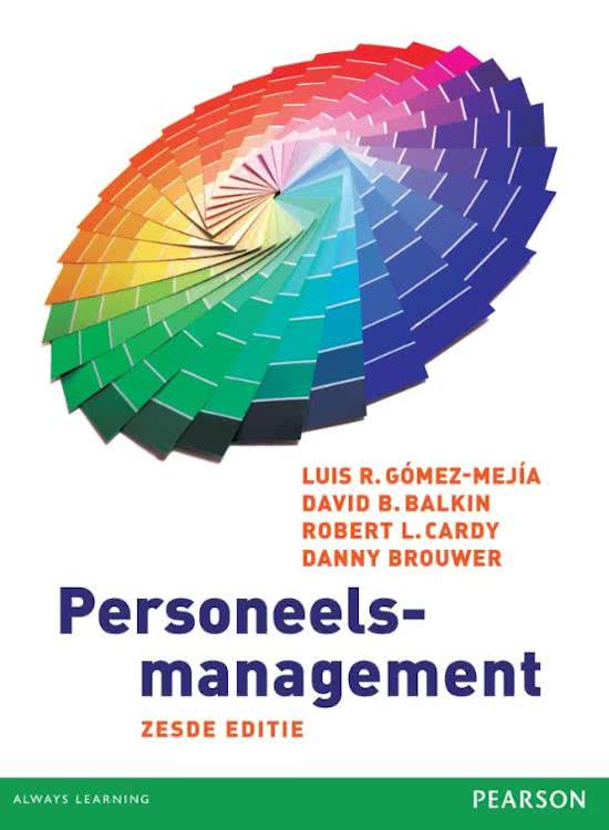 Samenvatting PMA/Human Resource Management jaar 2