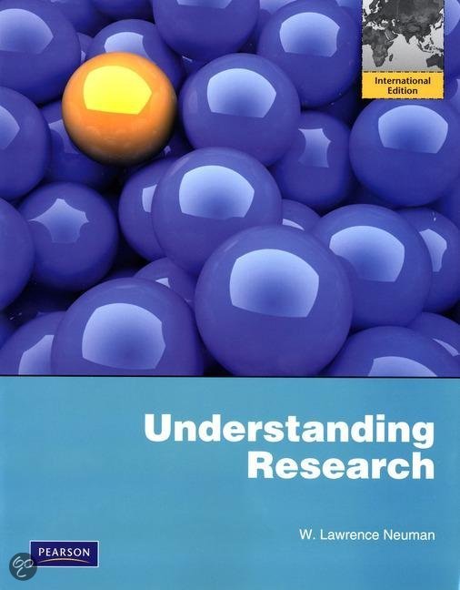 Samenvatting Understanding research