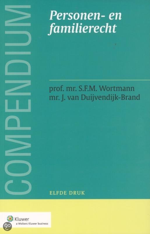 Compendium van het personen- en familierecht