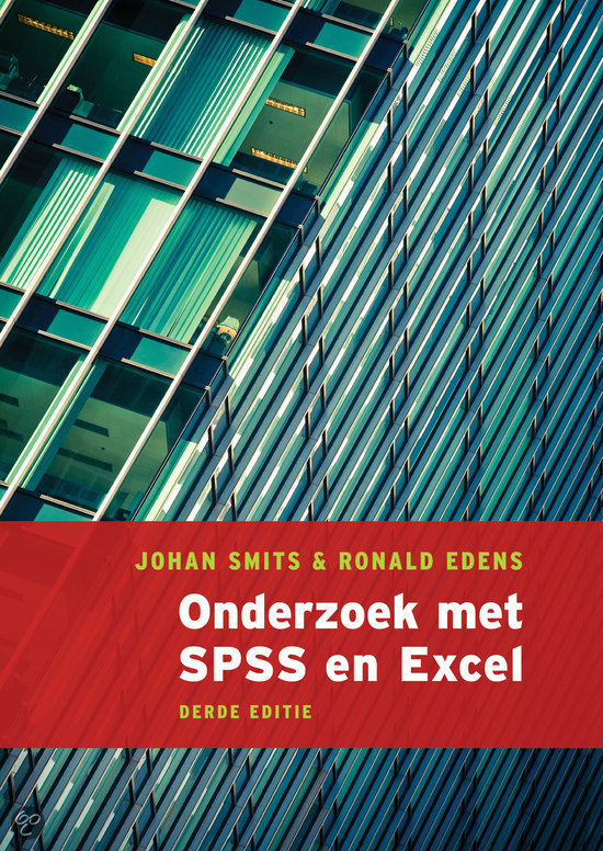 Onderzoek met SPSS en Excel