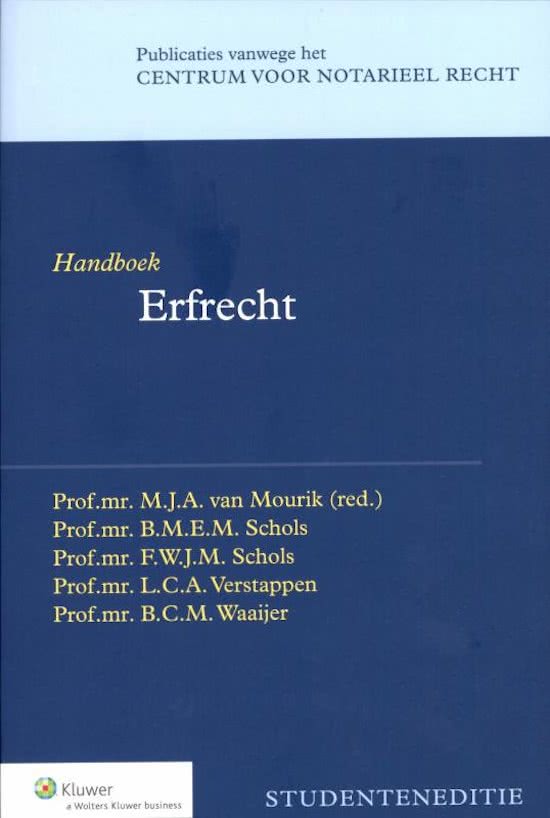 Handboek erfrecht