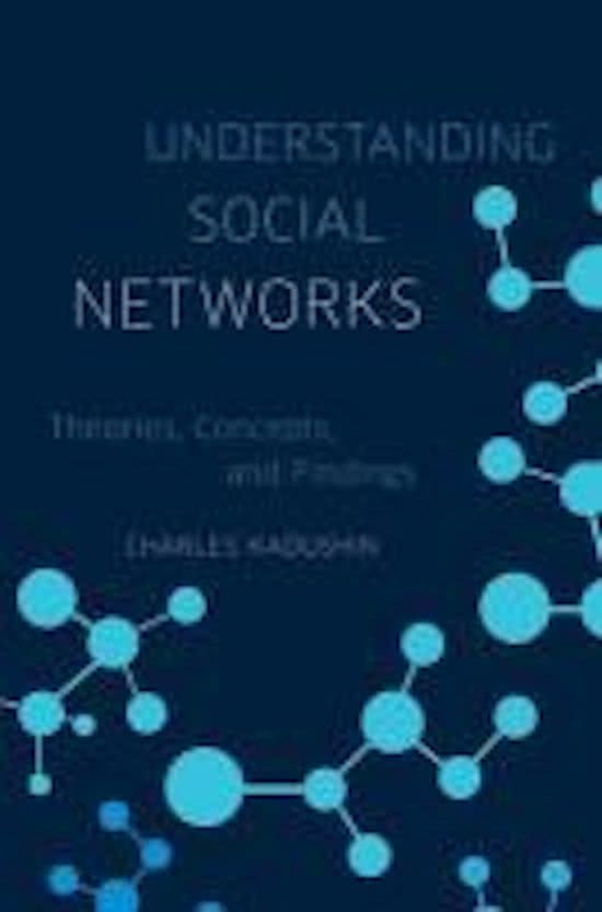 Sociaal kapitaal & netwerken - uitgebreide samenvatting collegestof 2016-2017