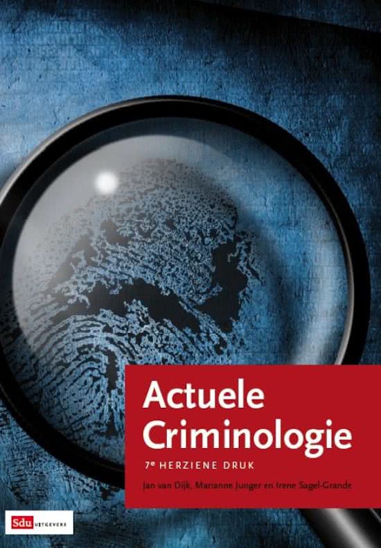 Samenvatting Actuele Criminologie