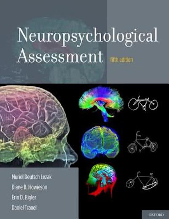 Nederlandse college aantekeningen Neuropsychological assessment (PSMNV-2-S1A)