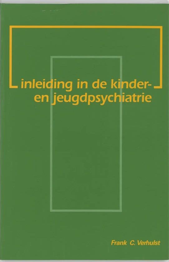 Inleiding in de kinder-en jeugdpsychiatrie: Hoofdstuk 9