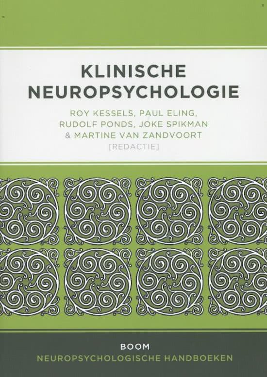 Compleet: alle hoorcolleges klinische neuropsychologie 