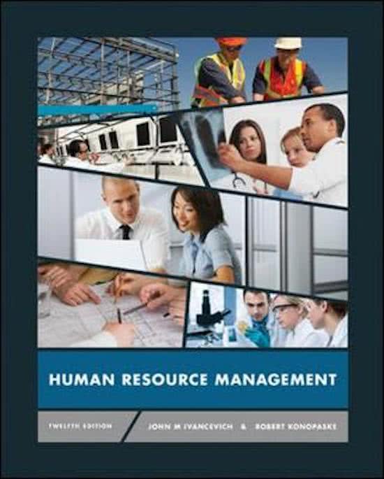 Human Resource Management, Ivancevich - Downloadable Solutions Manual (Revised)