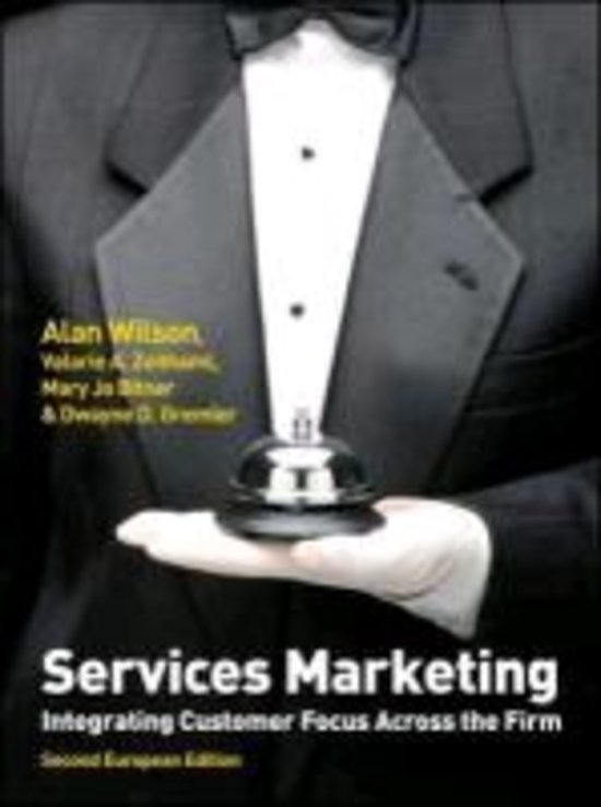 Hoofdstuk 1 t/m 18 boek: Integrating Customer Focus Across the Firm