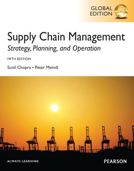 Supply Chain Management: Global Edition