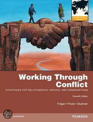 Samenvatting Working Through Conflict