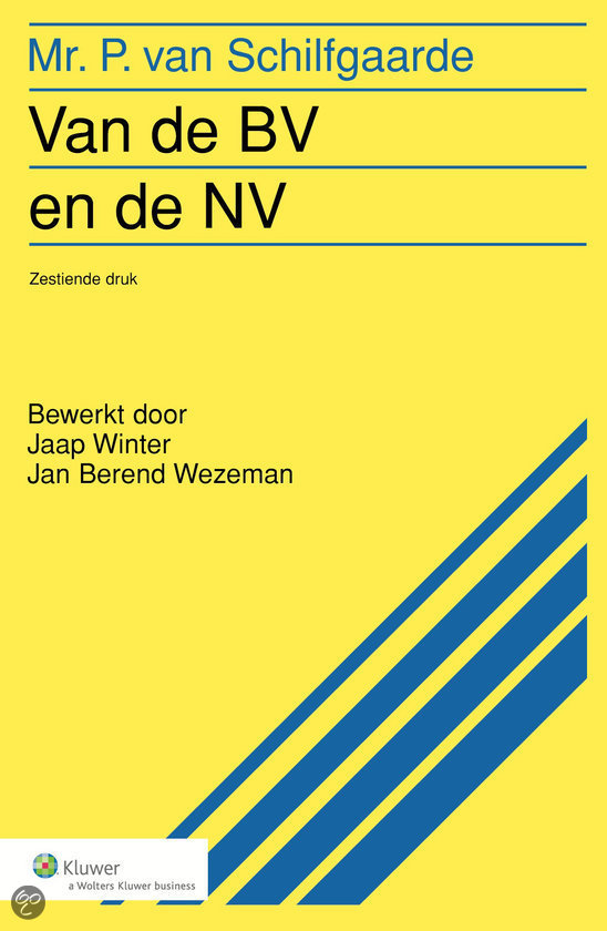 Samenvatting Van de BV en de NV