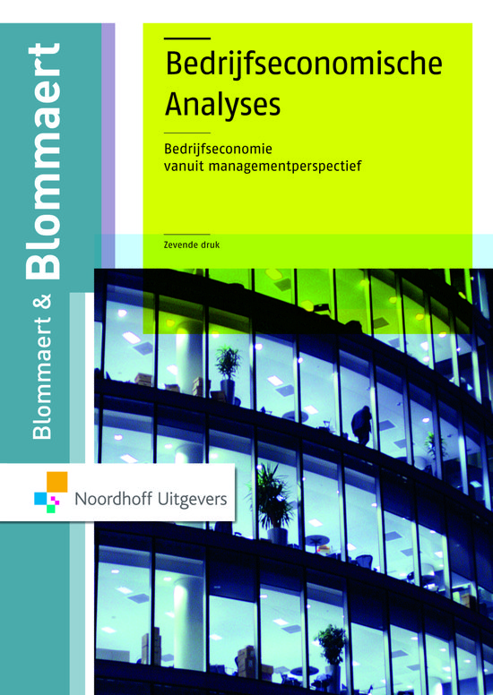 Samenvatting Bedrijfseconomische Analyses (7e druk)