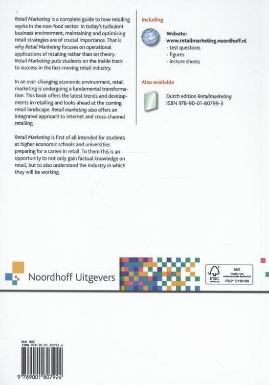 Samenvatting Retail Marketing, ISBN: 9789001807924  Retail marketing 