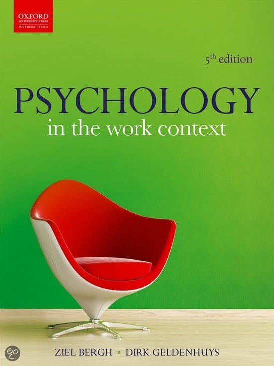 Psychological Processes in Work Context