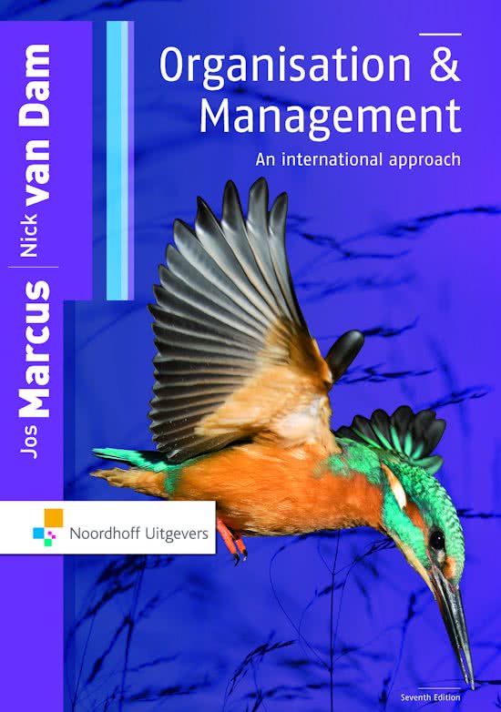 Samenvatting boek Organisation & Management