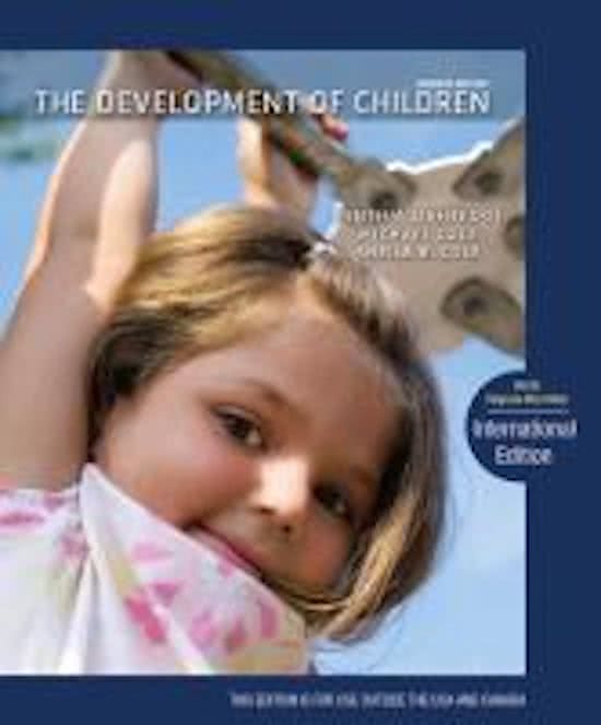 Samenvatting  Ontwikkelingspsychologie (AY) - The Development of Children UvA