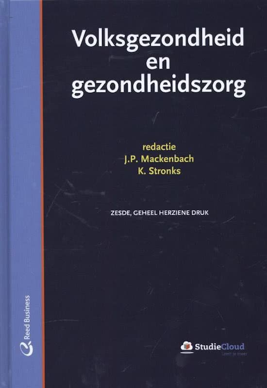 Samenvatting 'volksgezondheid en gezondheidszorg' (excl. H6