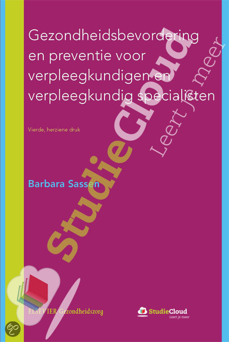 Gezondheidsbevordering en preventie voor verpleegkundigen en verpleegkundig specialisten