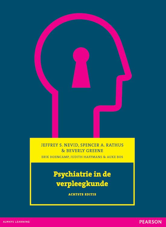 Samenvatting leerpakket Psychiatrie in de verpleegkunde