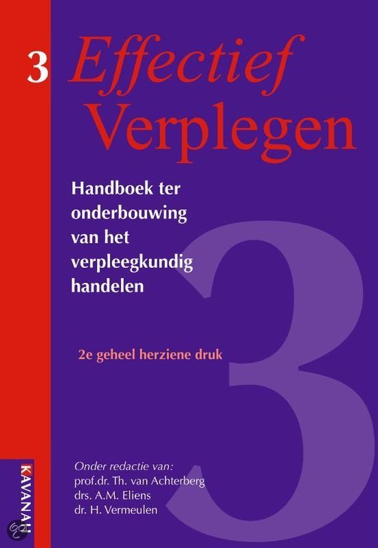 Effectief verplegen Handboek ter onderbouwing van het verpleegkundig handelen