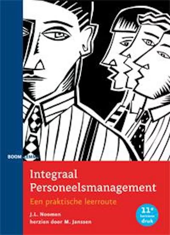 Samenvatting Integraal Personeelsmanagement, Noomen