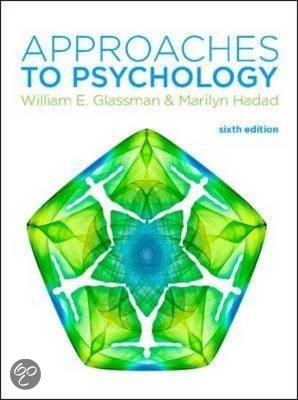Samenvatting Approaches To Psychology (Introductie Gedragswetenschappen)