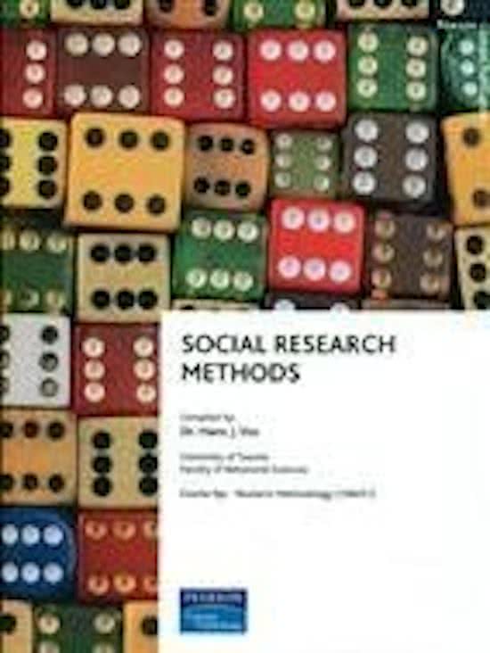 Social Research Methods Samenvatting