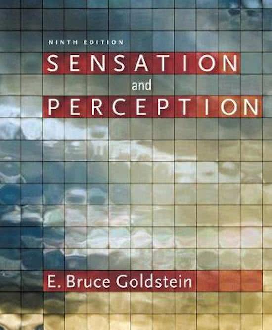 Sensation and Perception, Goldstein - Downloadable Solutions Manual (Revised)