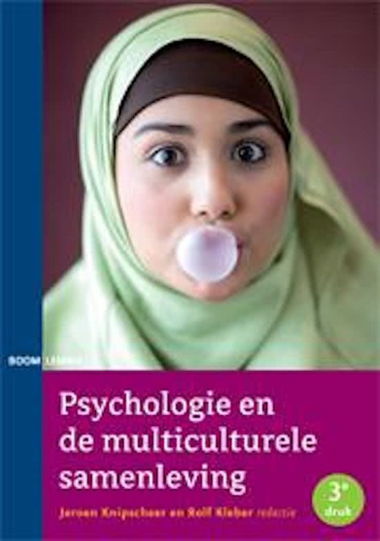 Samenvatting - Psychologie en de multiculturele samenleving - J. Knipscheer & R. Kleber