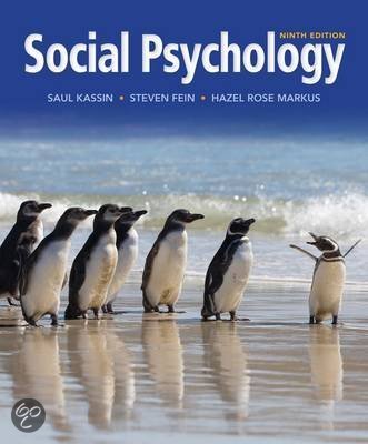 Samenvatting ATTRACTION AND CLOSE RELATIONSHIPS (hoofdstuk 9 van Social Psychology)