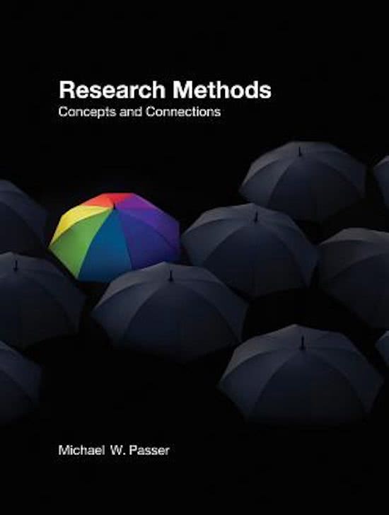 Research Methods van Michael W. Passer Hoofdstuk 4